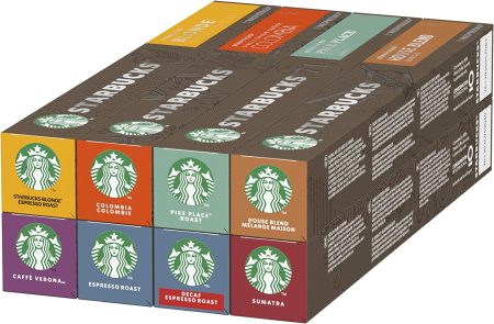 Capsulas de cafe variadas de Starbucks