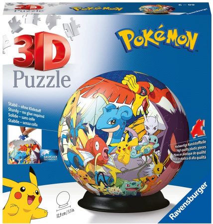 Puzle esferico en 3D de Pokemon Ravensburger