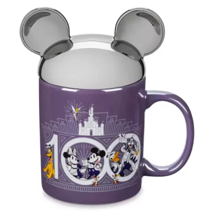 Taza Disneyland Resort con tapa 100o Aniversario