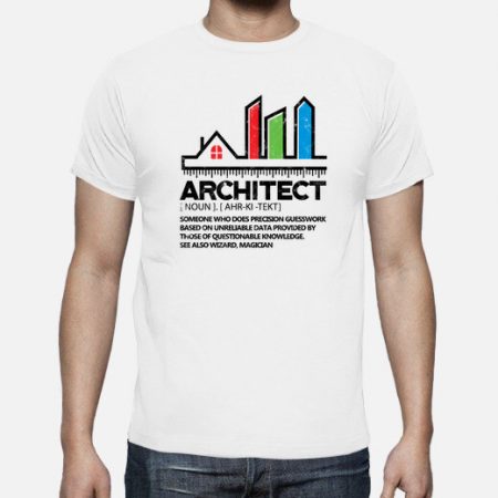 camiseta con definicion de arquitecto divertida